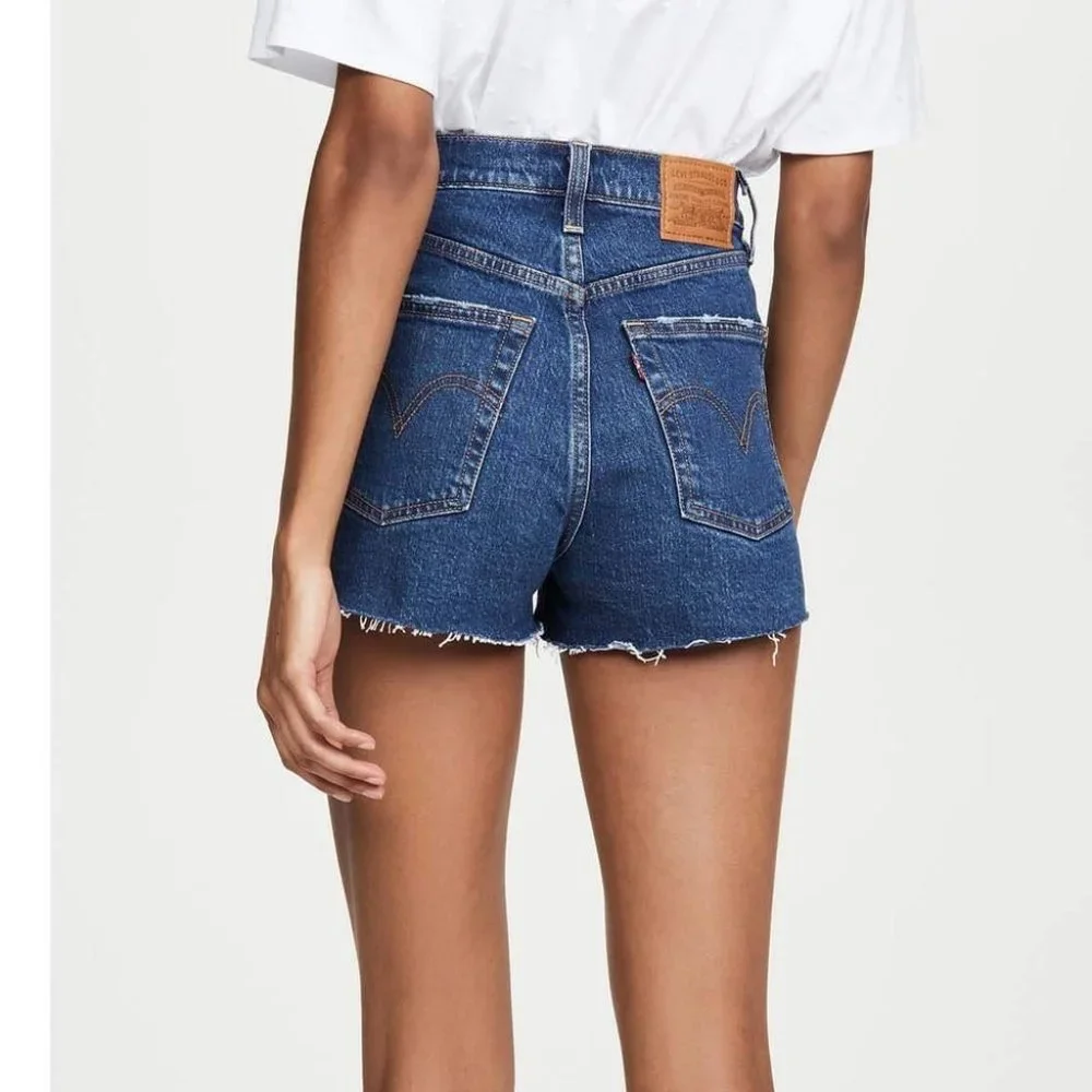 Levi's Ribcage Denim Shorts